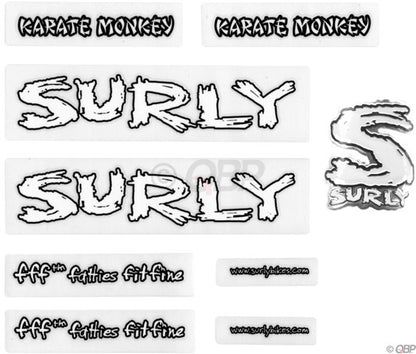 Surly Karate Monkey Decal Set