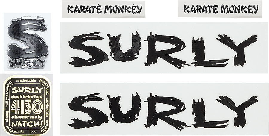 Surly Karate Monkey Decal Set