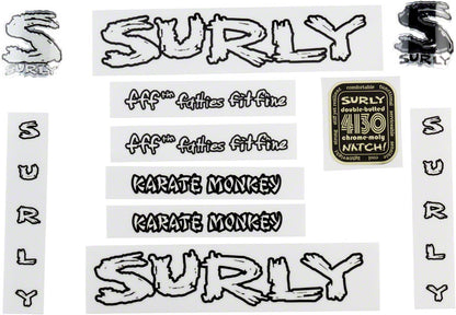 Surly Karate Monkey Decal Set