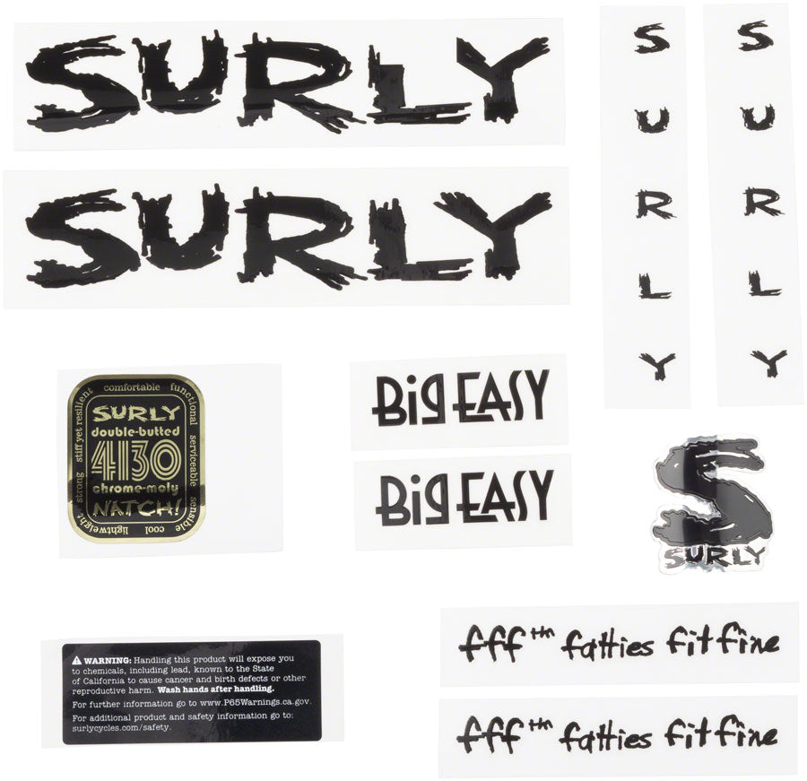 Surly Big Easy Decal Set