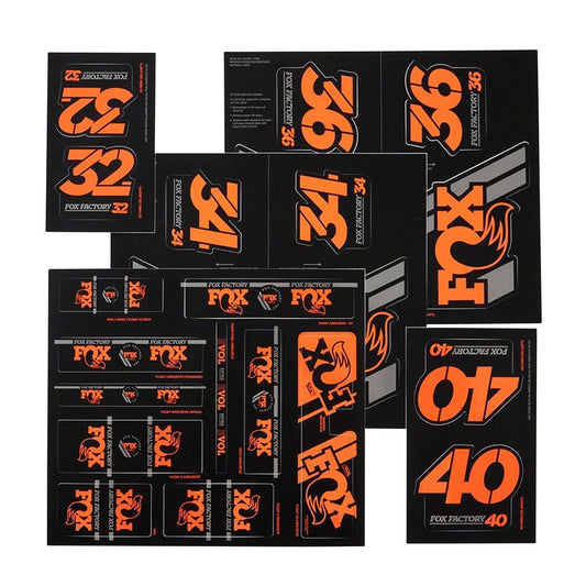 Fox Heritage Decal Kit Org