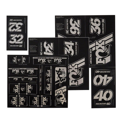 2019 Fox AM Heritage Fork/Shock Decal Stealth