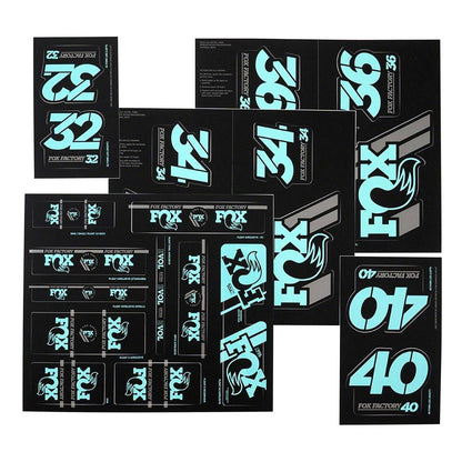 FOX Heritage Decal Kit for Forks and Shocks, Mint