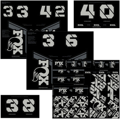 FOX Fork & Shock Decal Kit
