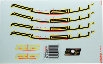 Stan's No Tubes Flow CB7 Rim Decal