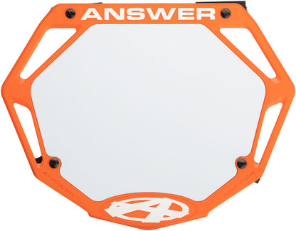 Answer BMX 3D Number Plate Pro