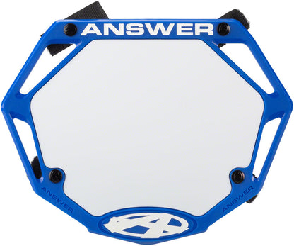 Answer BMX 3D Number Plate Mini