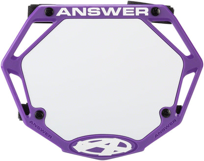 Answer BMX 3D Number Plate Mini