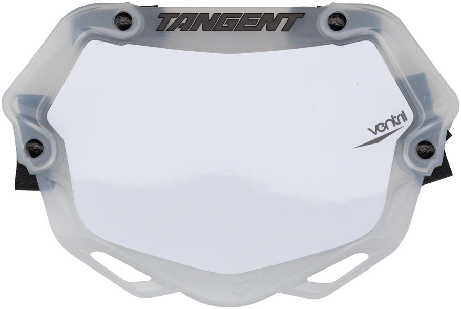 Tangent Mini Ventril 3D Number Plate Clear/Wht