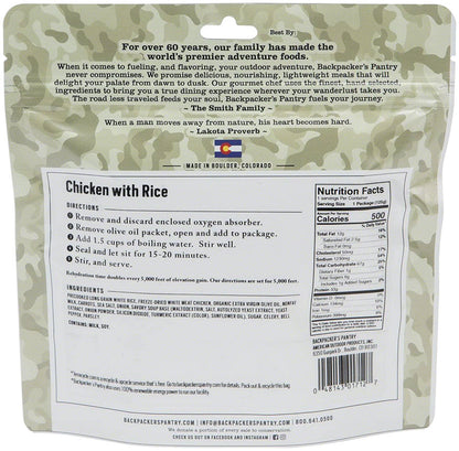 Backpacker's Pantry Outdoorsman Chicken and Rice