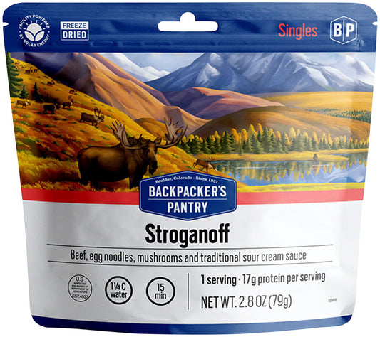 Backpacker's Pantry Stroganoff Sauce, Mushrooms and Beef