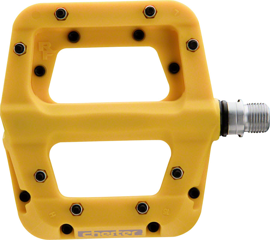 RaceFace Chester Pedals - Platform, Composite, 9/16", Yellow