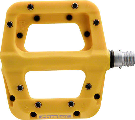 RaceFace Chester Pedals - Platform, Composite, 9/16", Yellow