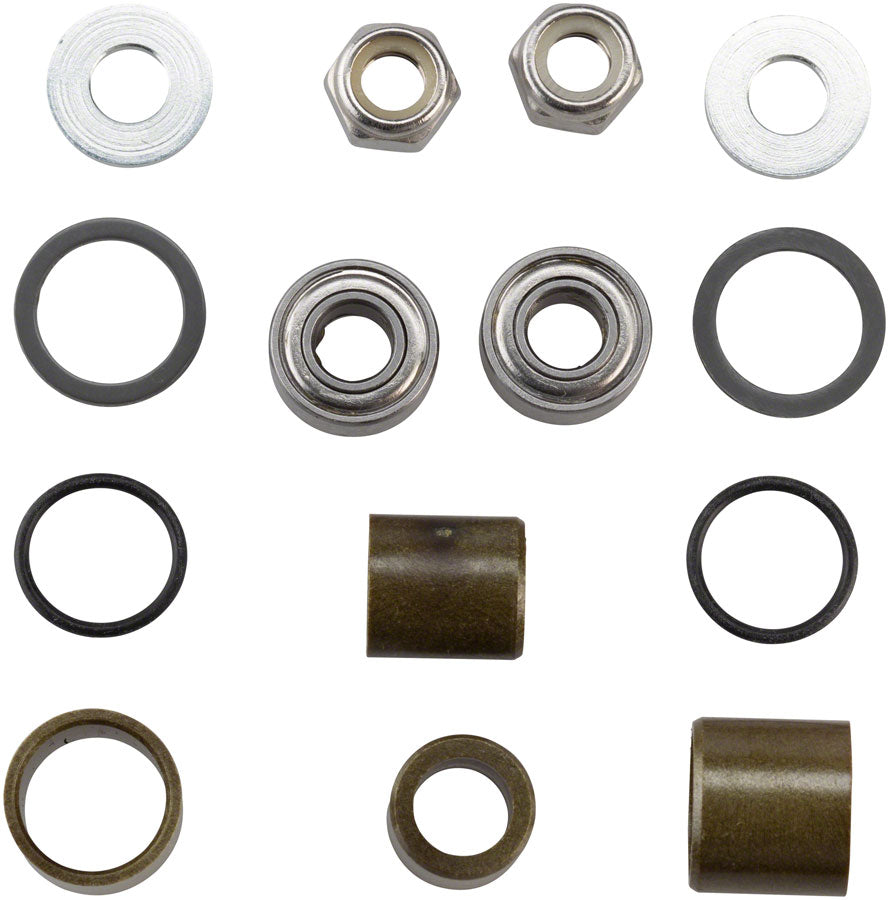 ht pedal service Components Rebuild Kit Color:12k Grain - Blue Visor Kit Fahrrad & E-Bike Finanzierung the package contains parts 38
