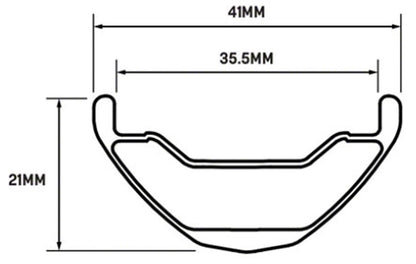 Whisky Parts Co. No.9 41w Rim