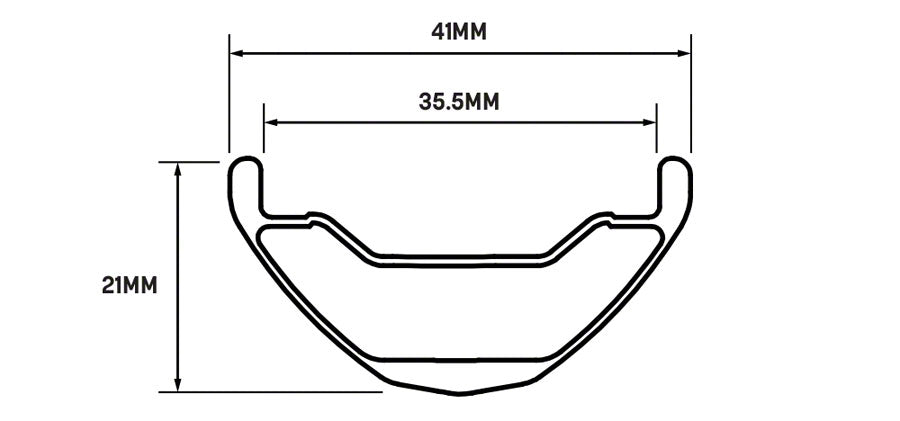 Whisky Parts Co. No.9 41w Rim