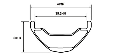 Whisky Parts Co. No.9 41w Rim