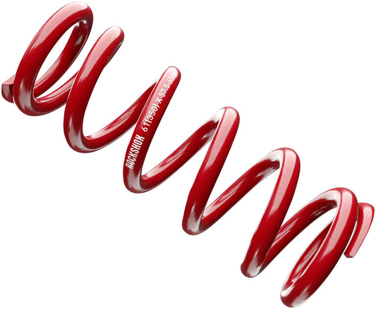 ROCKSHOX, METRIC SHOCK COIL SPRINGS, RED, 151MM, 500LB, 00.4118.200.034