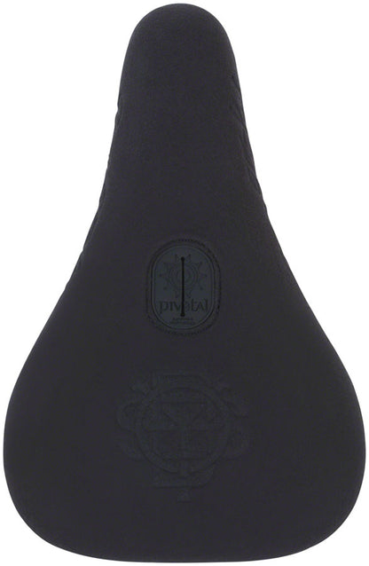 Odyssey Monogram Faux-Suede Fat Capital Pivotal Saddle Blk