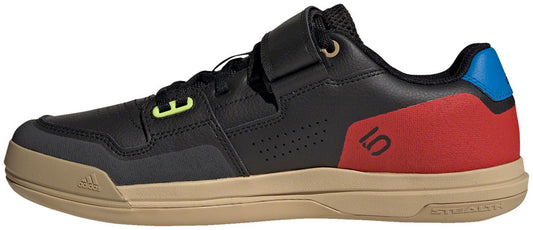 FIVE TEN Five Ten Five Ten Hellcat Clipless Shoe - Men'S, Core Black/Core Black/Red - Black / Red