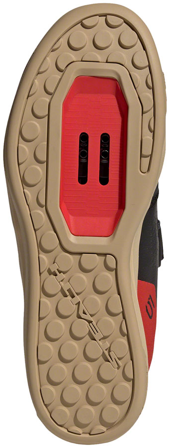 Five Ten Five Ten Hellcat Clipless Shoe - Men's, Core Black/Core Black/Red