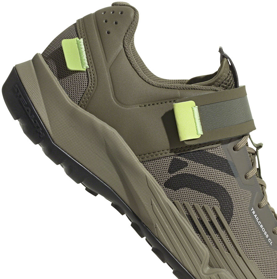Five Ten Five Ten Trailcross Clip-In Shoe - Men's, Orbit Green/Carbon/Pulse Lime