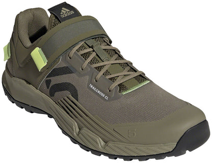 Five Ten Five Ten Trailcross Clip-In Shoe - Men's, Orbit Green/Carbon/Pulse Lime