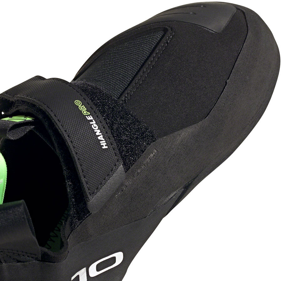 Five Ten Hiangle Pro Climbing Shoe - Men's, Core Black/FTWR White/Signal Green