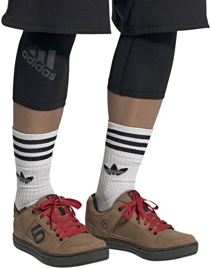 Five Ten Freerider Flat Shoe - Men's, Raw Desert/Black/Glory Red