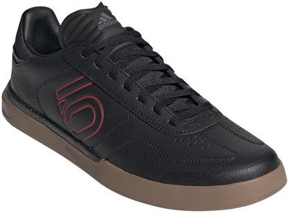 Five Ten Sleuth DLX PU Flat Shoe - Men's, Core Black / Scarlet / Gum M2