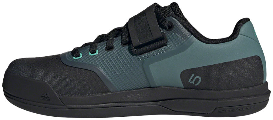 Five Ten Hellcat Pro Clipless Shoe - Women's, Core Black/Crystal White/DGH Solid Grey