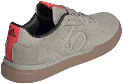 Five Ten Sleuth Flat Shoe - Men's, Shock Red/Sesame/Feather Gray