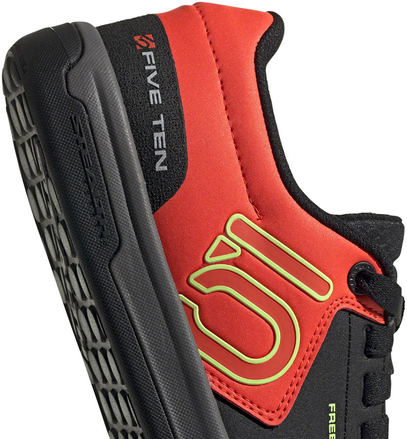 Five Ten Freerider Pro Flat Shoe - Men's, Black/Signal Green/Solar Red