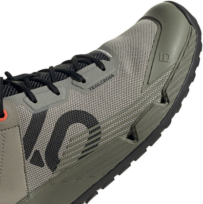 Five Ten Trailcross LT Flat Shoe - Men's, Feather Grey / Core Black / Signal Coral