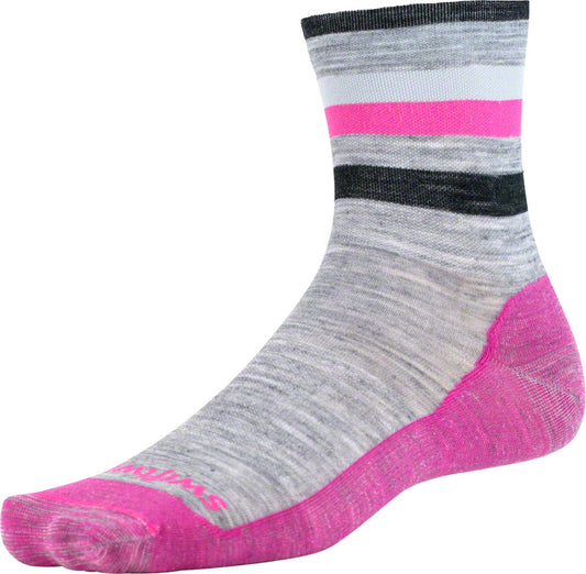 SWIFTWICK Swiftwick Pursuit Hike Ultra Light Cushion Wool Socks - Purple