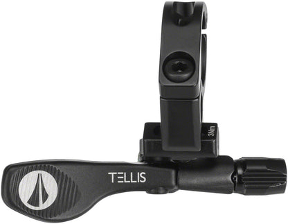 SDG Tellis Dropper Post Remote - Adjustable, 22.2 Bar Clamp and Hardware, Black