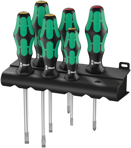 Wera 334/6 Rack Screwdriver Set