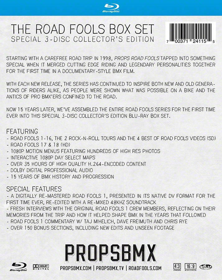Props Road Fools Box Set