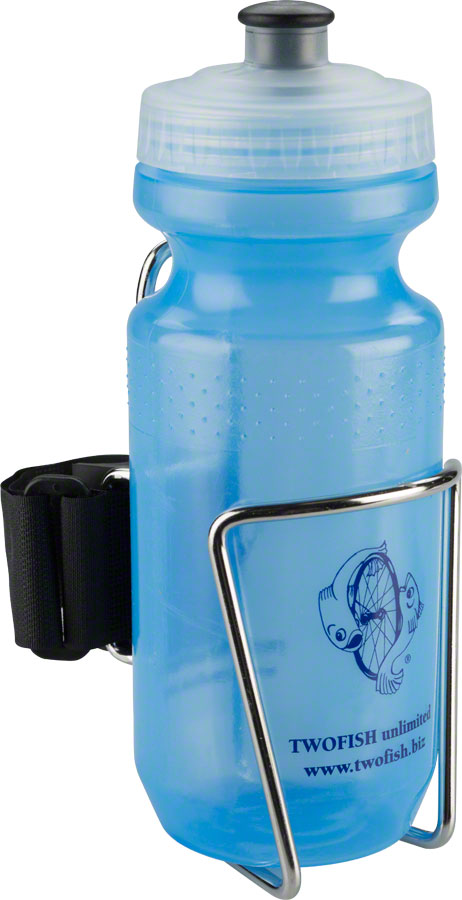 TwoFish QuickCage Cage SS 21oz w/Bottle
