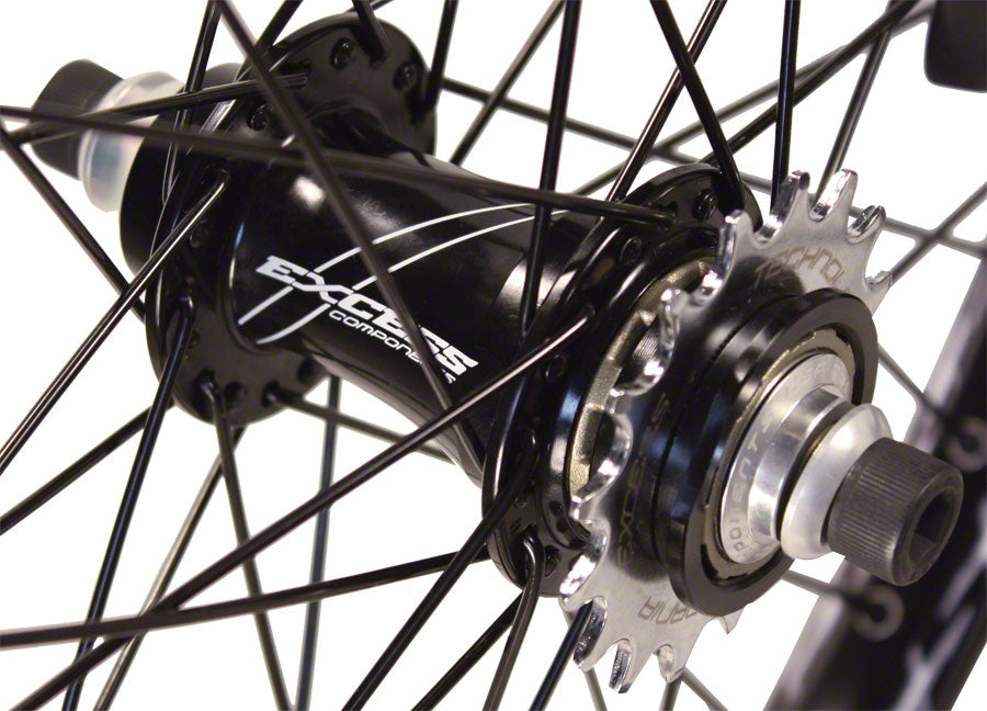 Excess Pro Lite 20 x 1.75" Black Cassette Wheelset