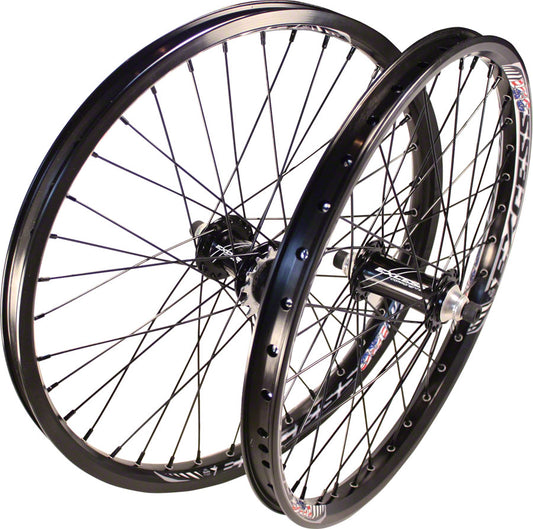 Excess Pro Lite 20 x 1.75" Black Cassette Wheelset