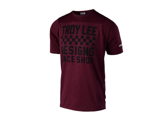 TROY LEE DESIGNS Troy Lee Skyline Jersey Checker Heather Sangria