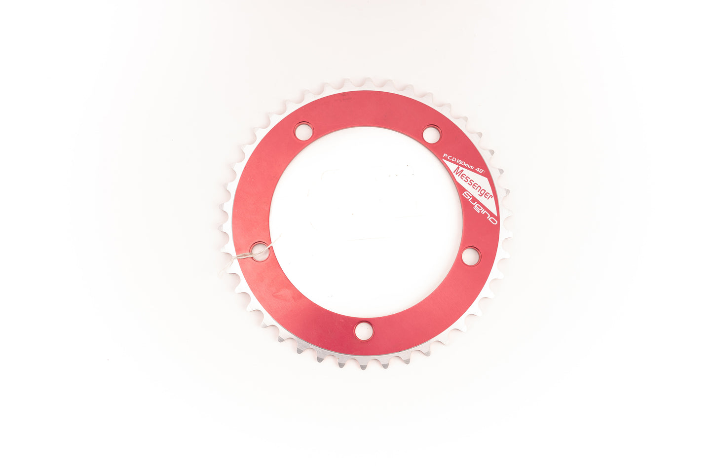 Sugino Messenger 42T Chainring 130mm 1/2x1/8" Red