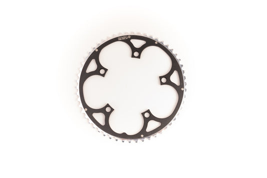 [New Other] Origin8 Chainring Ramped 54T Blk/Sil 130mm