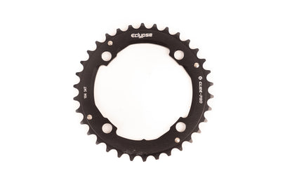 Eclypse Glide-Pro 4-Bolt Middle Chainring 34T 8-10 Spd BCD 104mm Alloy Blk
