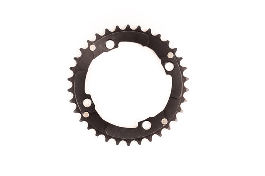 Eclypse Glide-Pro 4-Bolt Middle Chainring 34T 8-10 Spd BCD 104mm Alloy Blk
