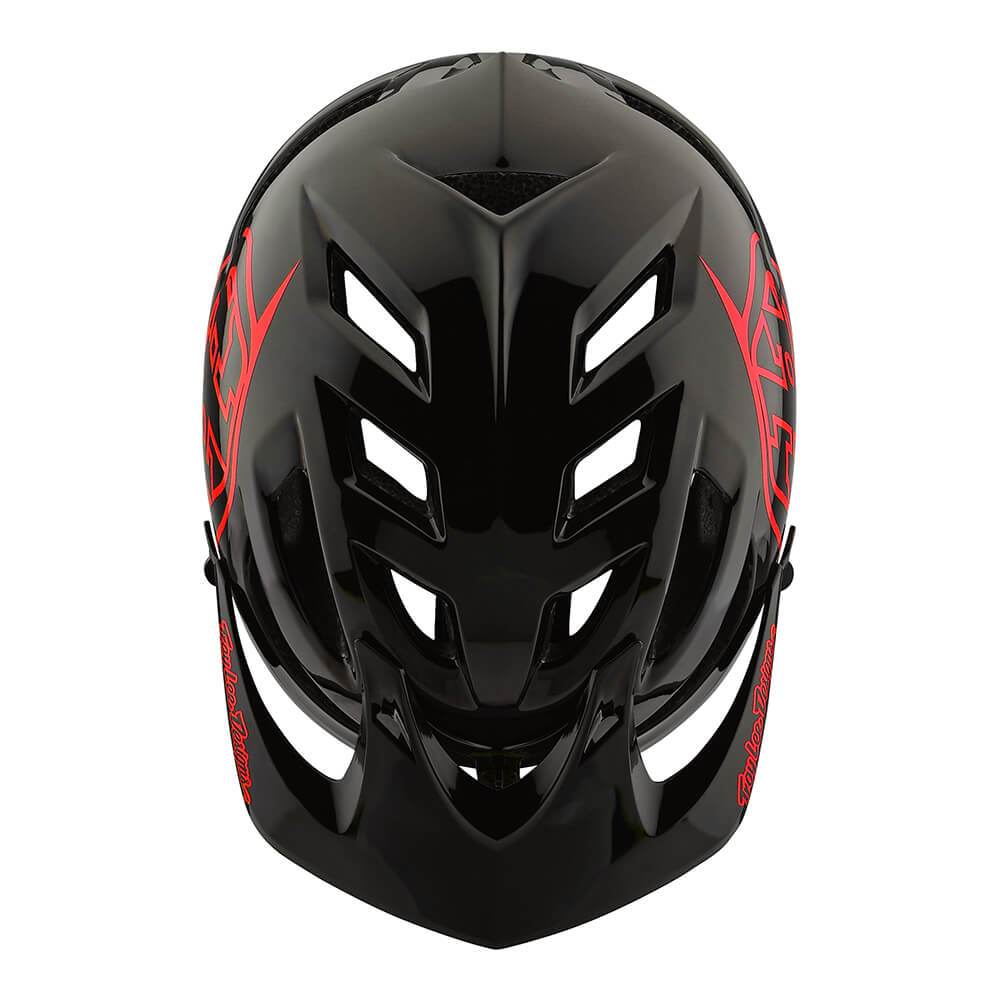 Troy Lee A1 Helmet Drone Blk/Red Youth