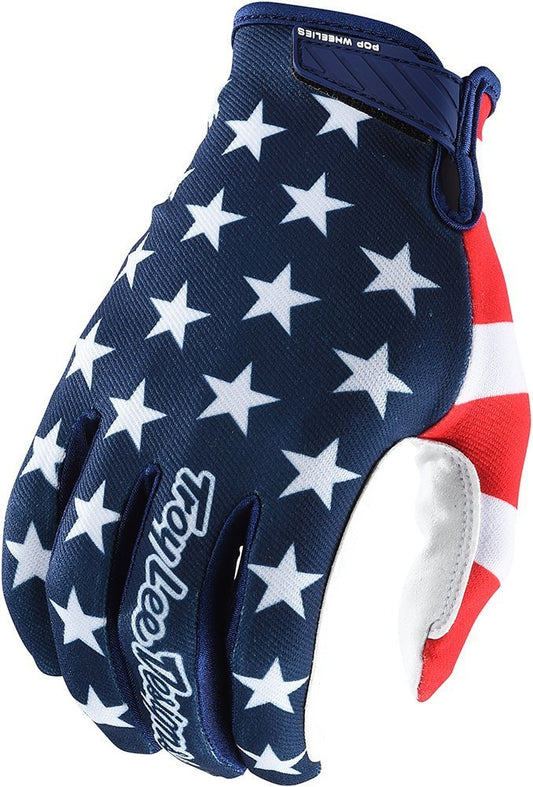 TROY LEE DESIGNS Troy Lee Air Glove Americana Navy/Red - Red / Navy