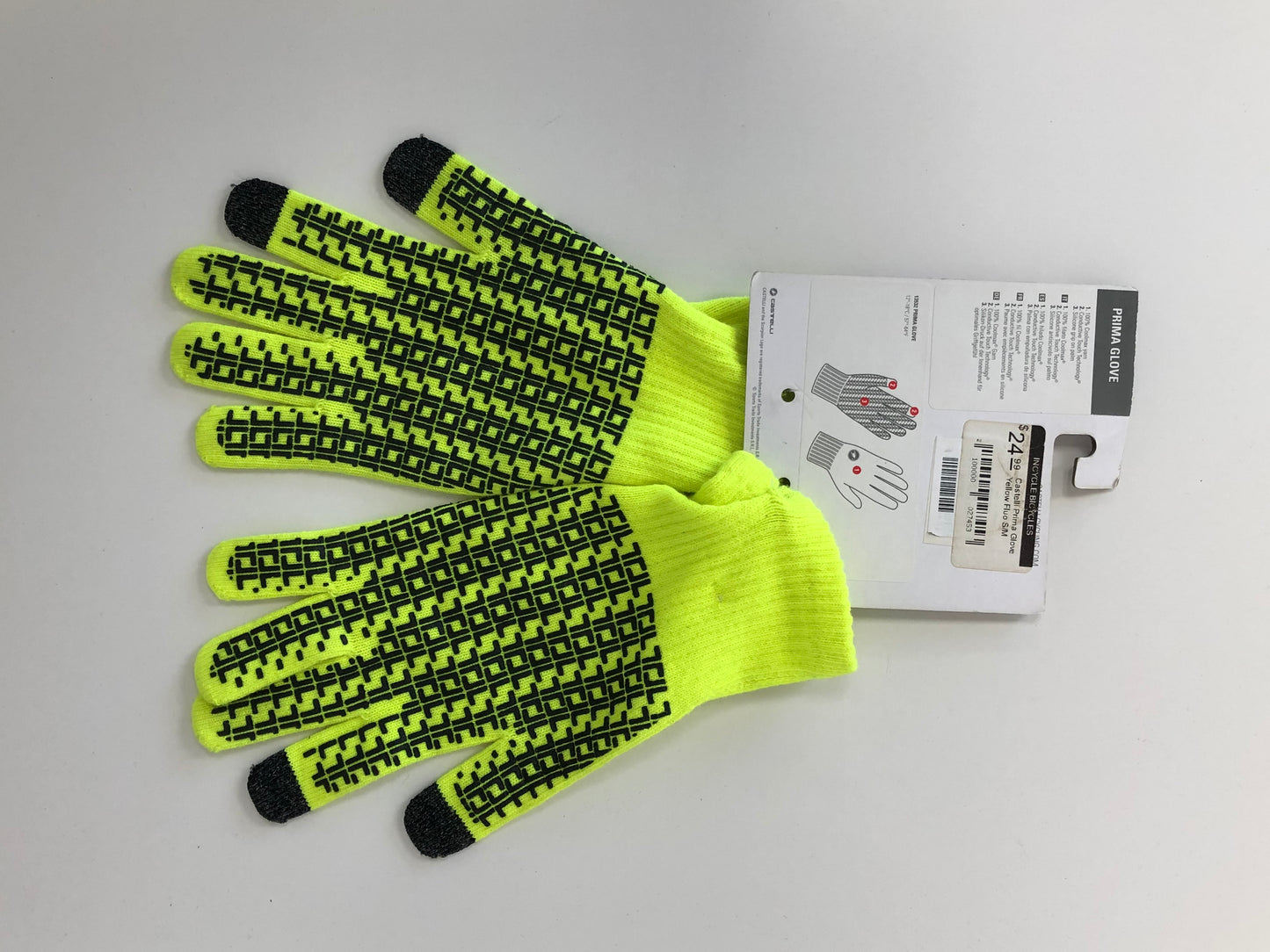 Castelli Prima Glove Yel Fluo S/M