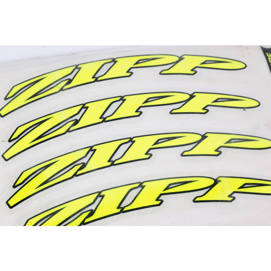 Zipp Flo Decal Set Yel/Blk